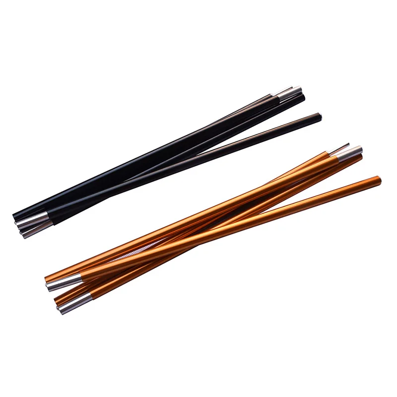 Two COLOR 160CM Long 4 Sections Diameter 13MM Tent Support Rod Of Shelter Tarp Canopy Aluminium Pole camping tent accessories tent poles