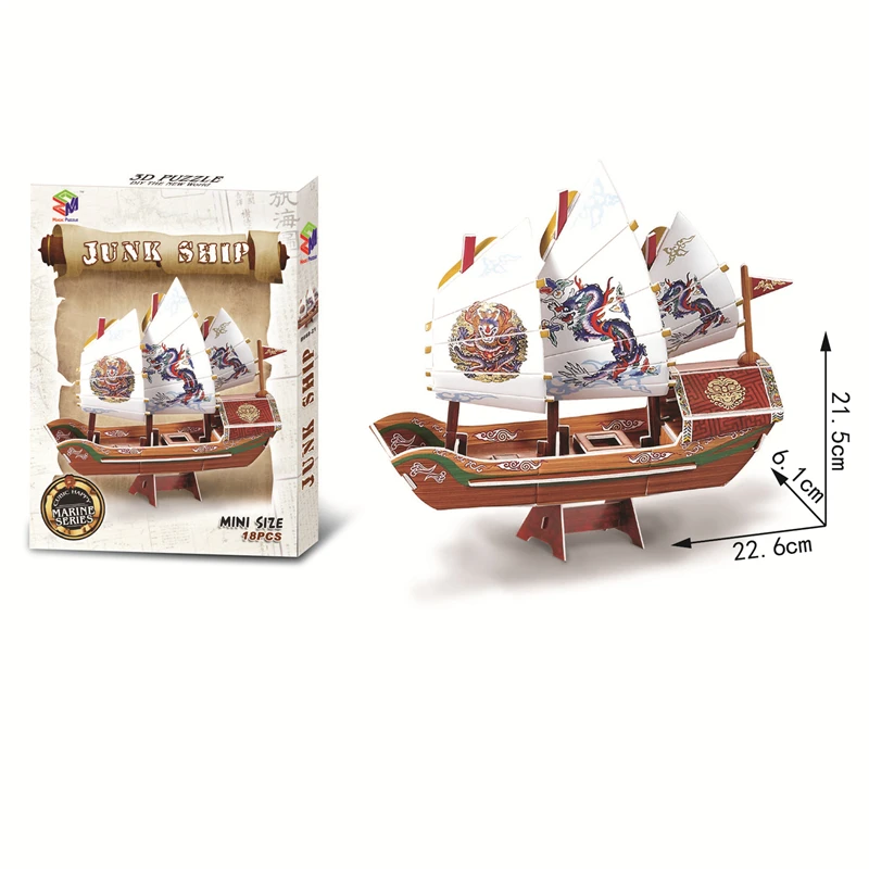 3D Puzzle Set for Children - Famous World Landmarks