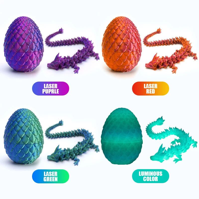 

Игрушка-дракон с 3D рисунком дракона, игрушка-дракон с 3D шарнирным рисунком, вращающаяся и настраиваемая игрушка-антистресс для детей, игрушка в подарок