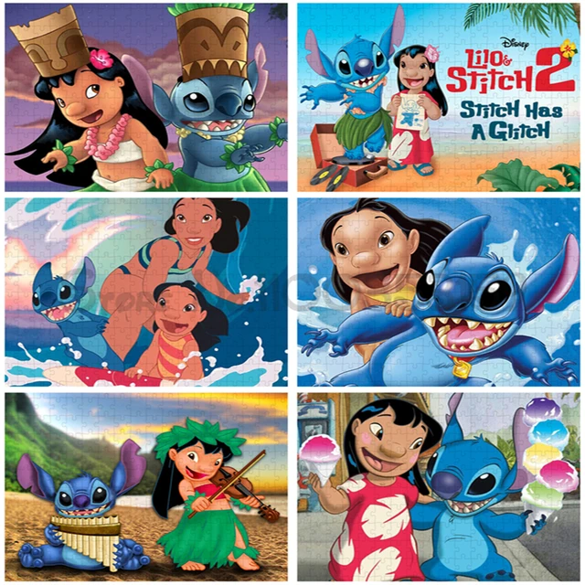 Disney Lilo & Stitch Puzzle 300/500/1000 Pieces Adult Puzzle