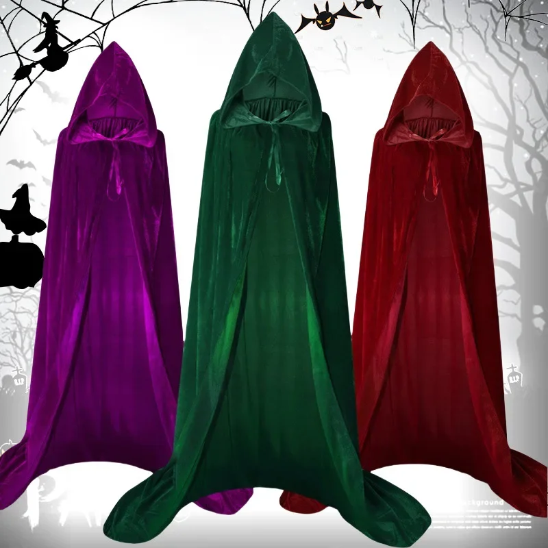 Capa Blanca Con Capucha Knelor Capa De Terciopelo Con Capucha, Para Niños, Disfraz Capa Mama Noel