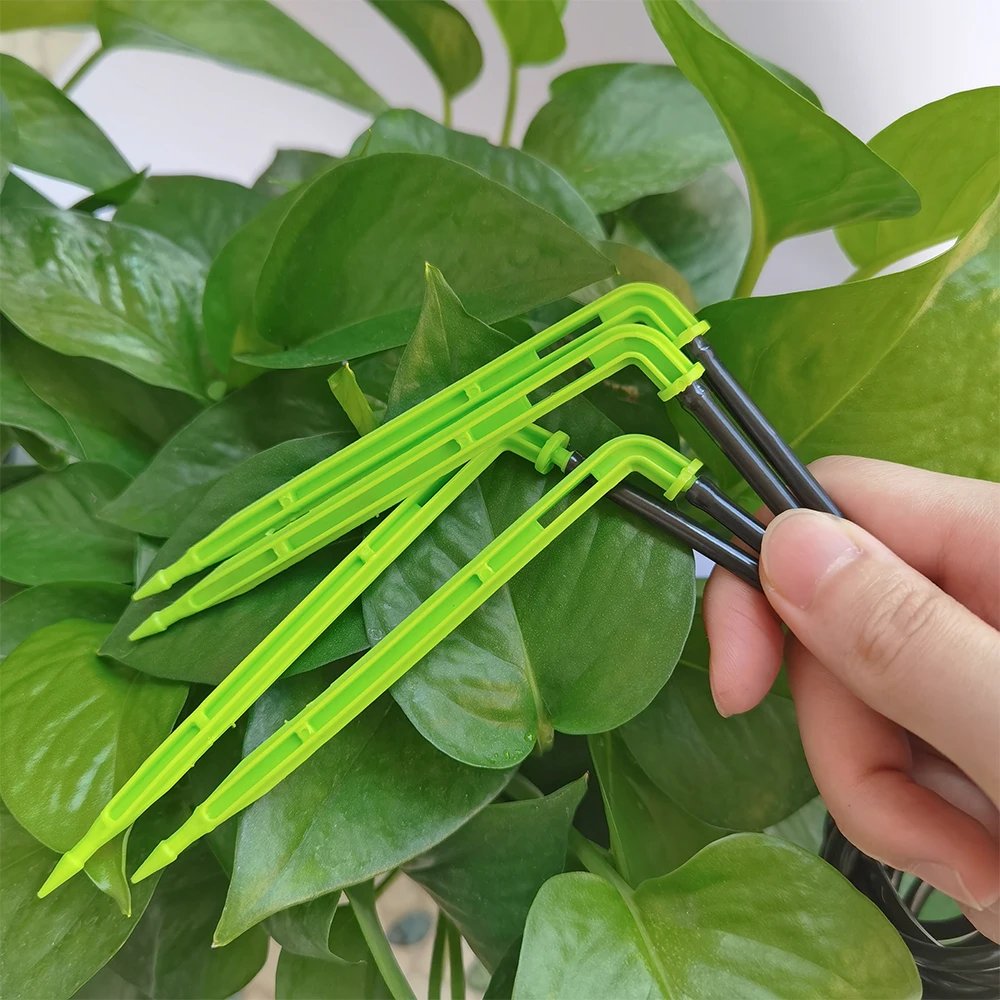 Oasis 10-100M 4L 8L/H Garden Micro Drip Irrigation Emitter Watering Systems Kits 3/5mm Arrow Drippers Potted Bonsai Greenhouse 4