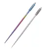 Titanium Toothpick Fruit Pick Waterproof Alloy Tooth Stick Reusable Floss Pick Travel Kit for Outdoor Camping Picnic BBQ