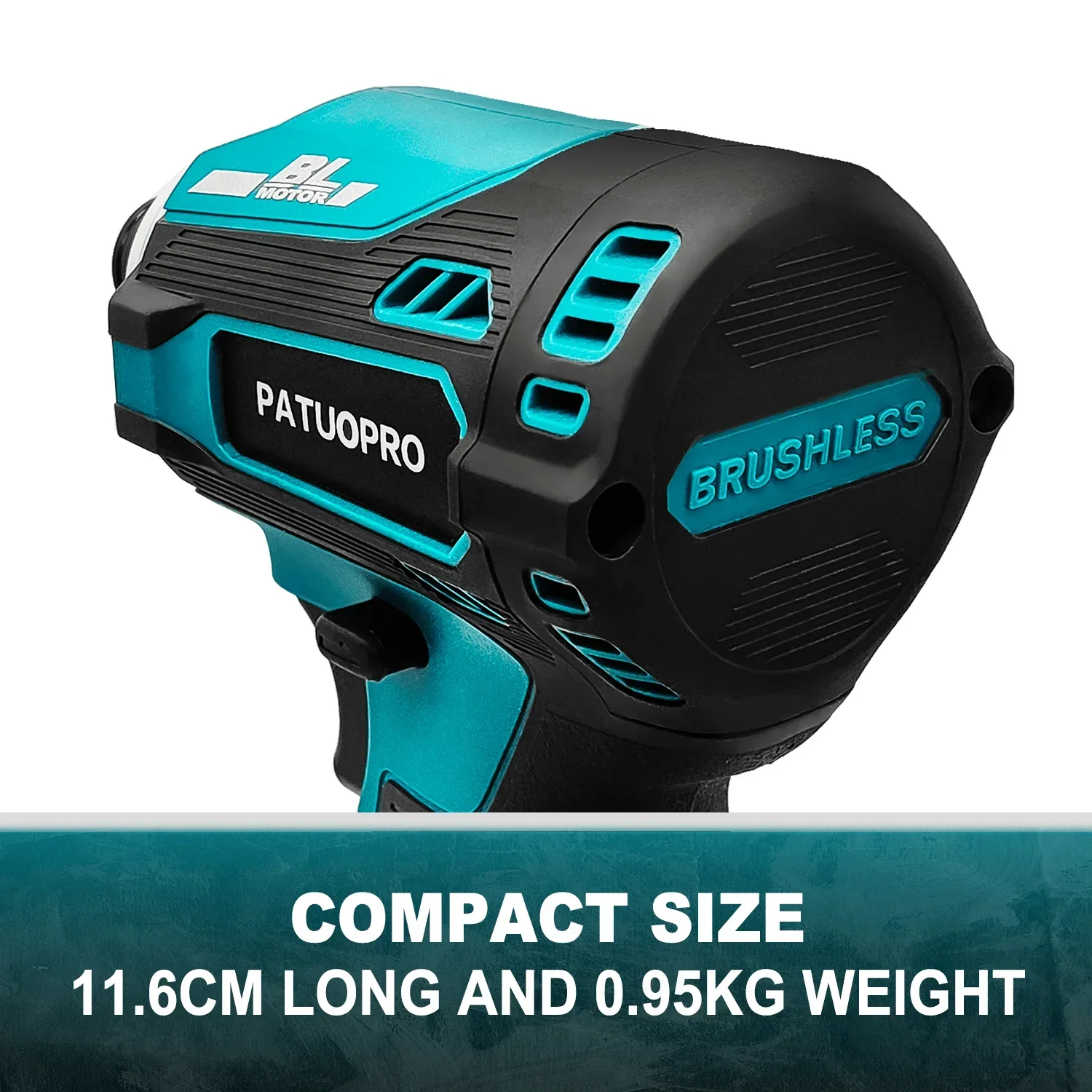 4-Speed Electric Cordless Impact Driver Brushless Rechargeable 1/4-Inch Hex Impact Wrench For Makita 18V Battery(No Battery) 4