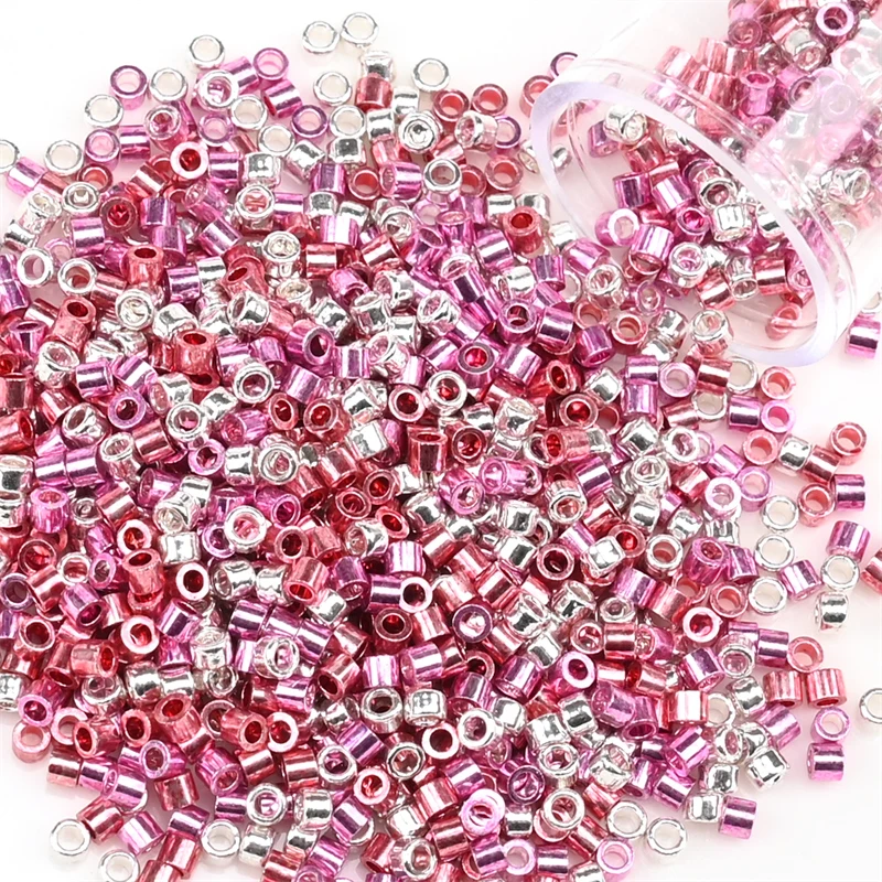 Elegant Metallic Seed Beads in Golden & Silver Tones - 1200pcs