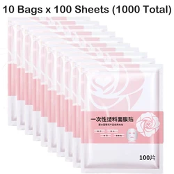 Ultra - Thin Disposable Facial Mask Sheets (500/1000 pcs) (1000 sheets)