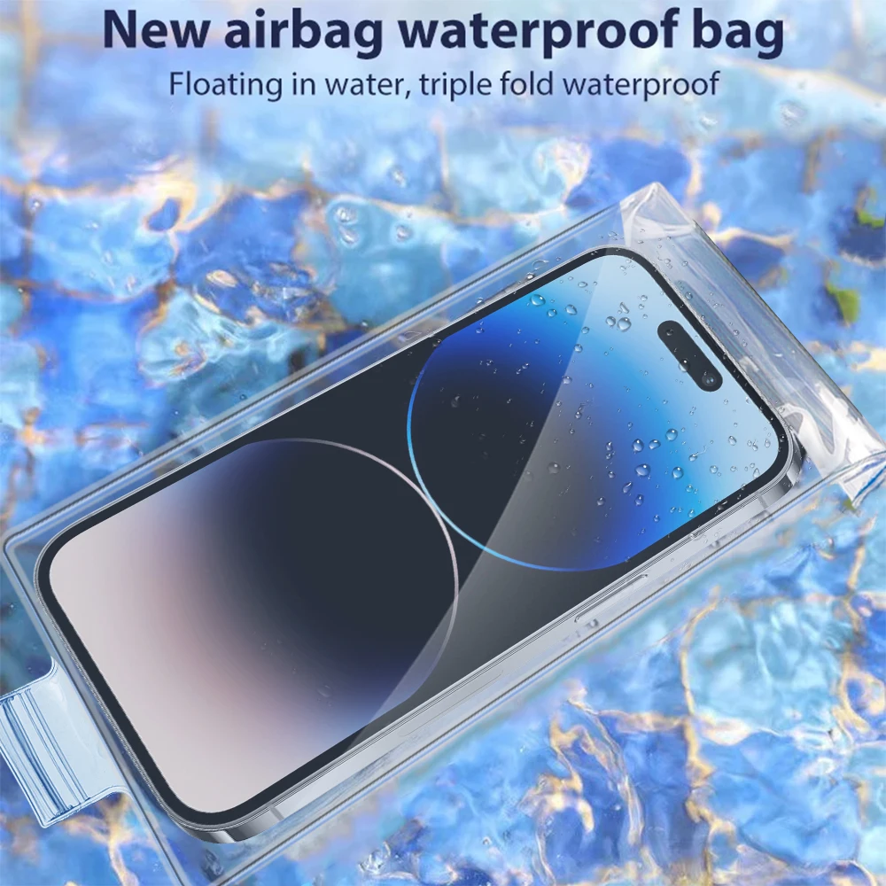 Universal IP68 PVC Transparent Waterproof Mobile Phone Case for IPhone Samsung Xiaomi Google Underwater Protector Pouch Cover phone waterproof case phone case phone protector cover