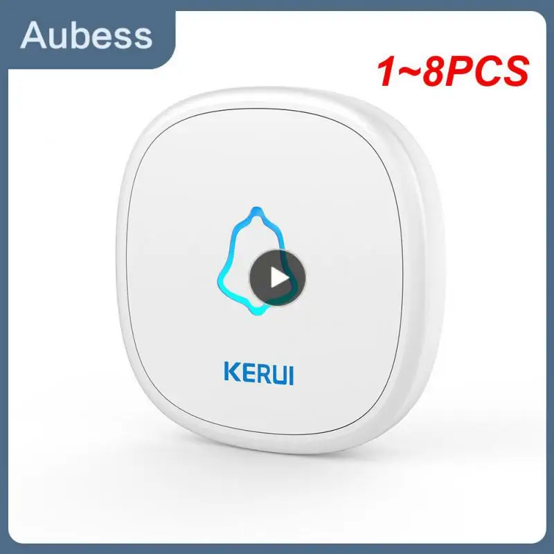 

1~8PCS Waterproof Touch Doorbell Button Wireless SOS Emergency Button 433MHz Alarm Accessories For KERUI Doorbel Alarm System
