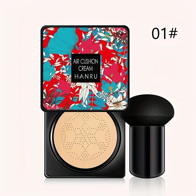 All in One Radiate Beauty with Mushroom Air Cushion BB Cream Moisturizing Nourished Clear Complexion Hanru Lightweight Cushion bb cream,air cushion cream,cushion foundation