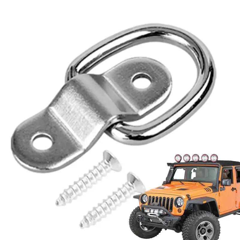 

D-образные тянущиеся Крючки Кольца для прицепа стягивающаяся пряжка кольца крючок крепкий и надежный D-образный крепежный кольцевой крючок для КАЯКОВ велосипедов лодок