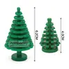 MARUMINE 30/50PCS Spruce Tree Compatible 3471 2435 MOC Building Blocks Accessories Garden Flower Plant Christmas Bricks Parts 6