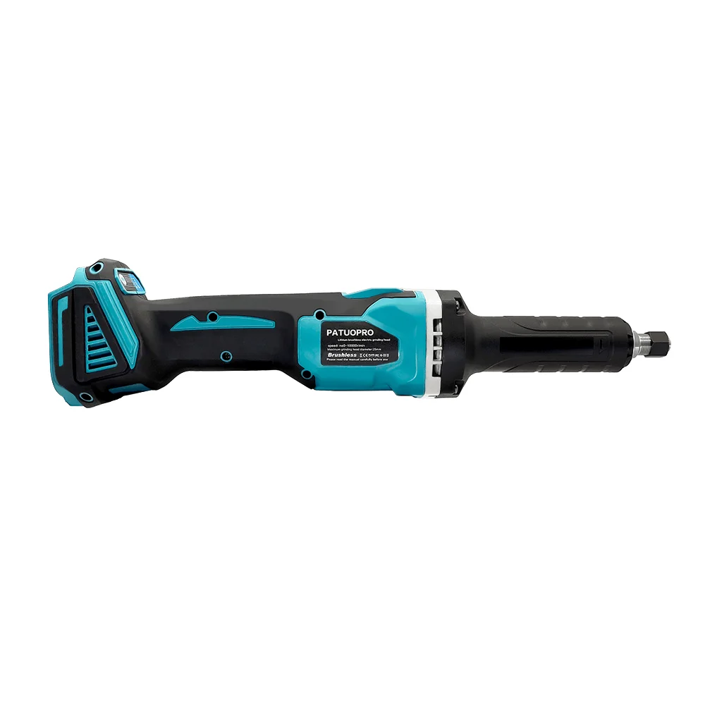 PATUOPRO 6MM Electric Die Grinder Brushless 4 Gears Adjustment Polishing Rotary Tool Grinding Machine For Makita 18v Battery 2