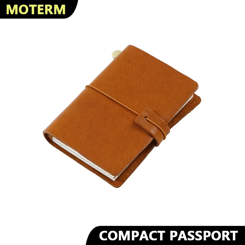 Motherm Compact Series Passport Size Traveler Notebook Full Grain In Pelle Conciata Al Vegetale Organizer Diario Sketchbook Planner
