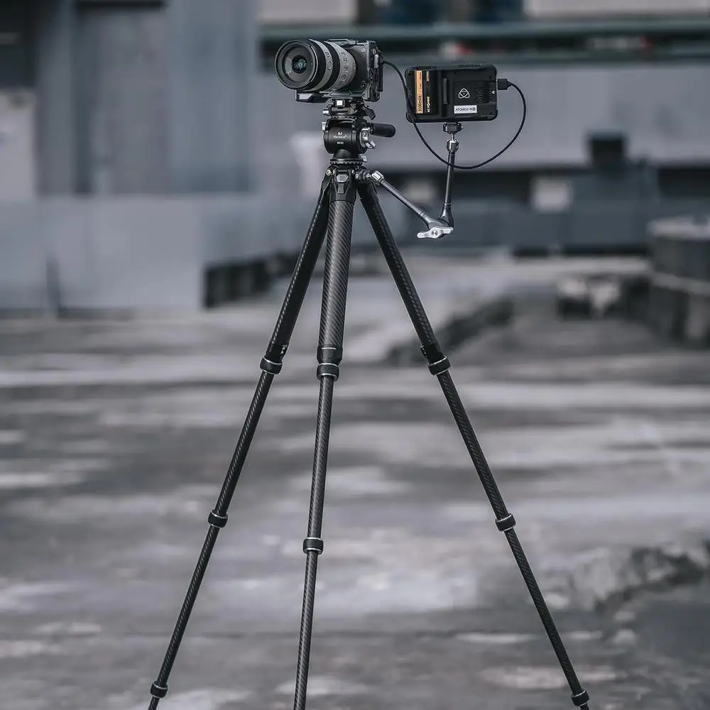 T00A4904 TreeRoot Quick Lock Travel Tripod (R140T) Carbon Fiber Portable Profess