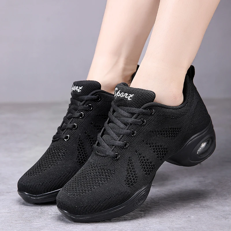 Women's Dance Shoes Soft Outsole Woman Breath Jazz Sports Sneakers Girl's Ladies Modern Jazz Dancing Shoes Hip Hop dance shoes