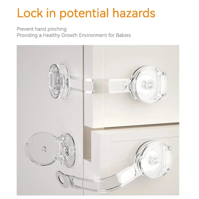 6PCS Baby Cabinet Drawer Refrigerator Locks Child Anti-opening Home Safety Protection Buckle cabinet lock,child lock,safety lock,refrigerator lock,refrigerator door lock