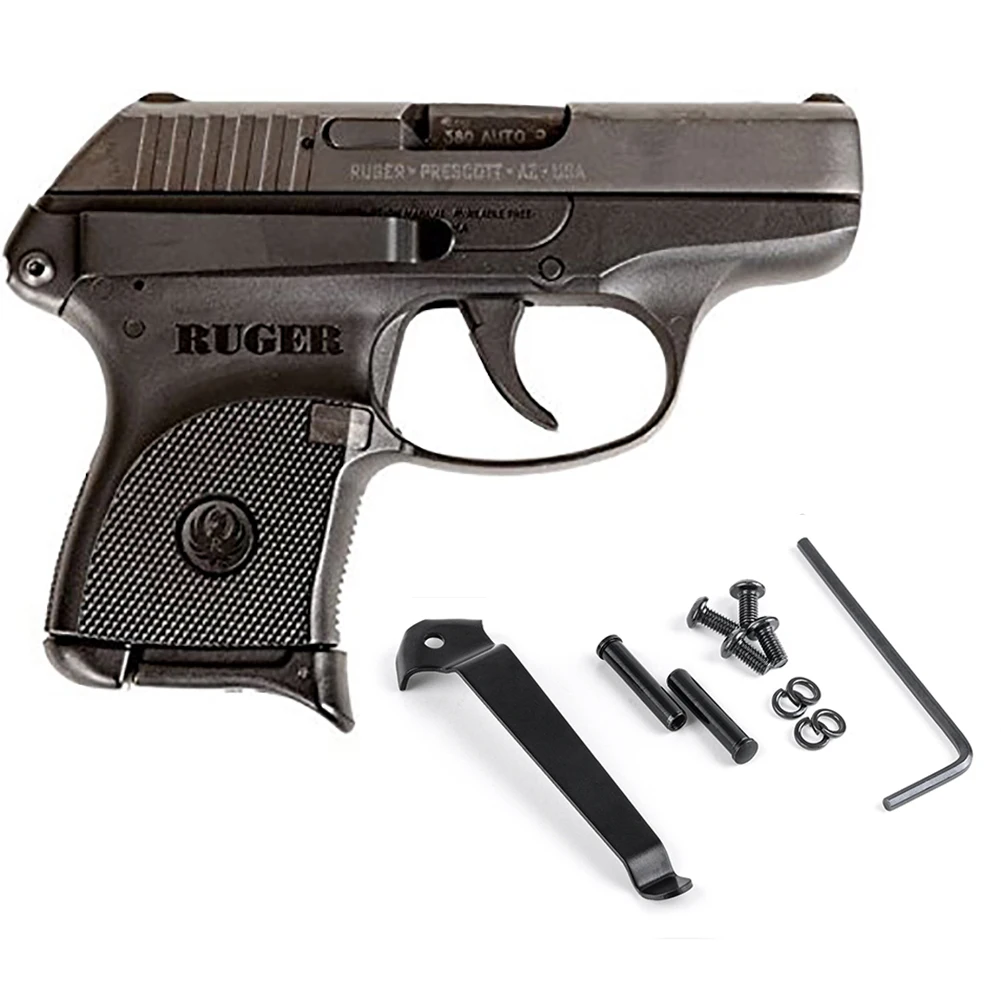 IWB Low Profile Slim Gun Belt Clip for Ruger LCP.380 Minimalist Inside Waistband Concealed Carry Holster (Right-Side) 2