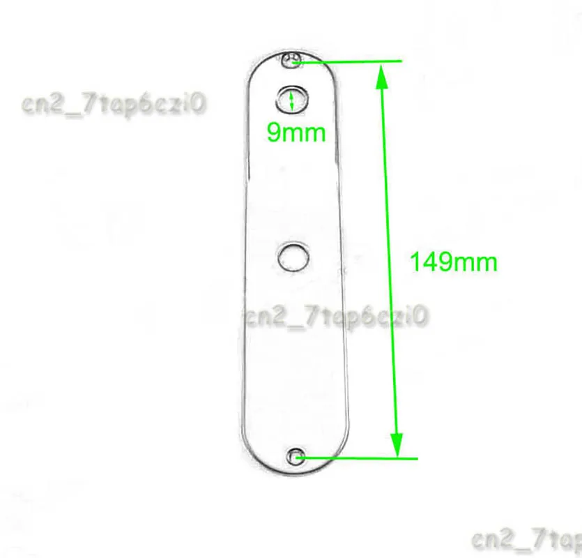 1 Stück John 5 Tele E-Gitarre TL Steuerplatte Metall Chrom Gold Finish Gitarrenteile und Zubehör – Detail 1