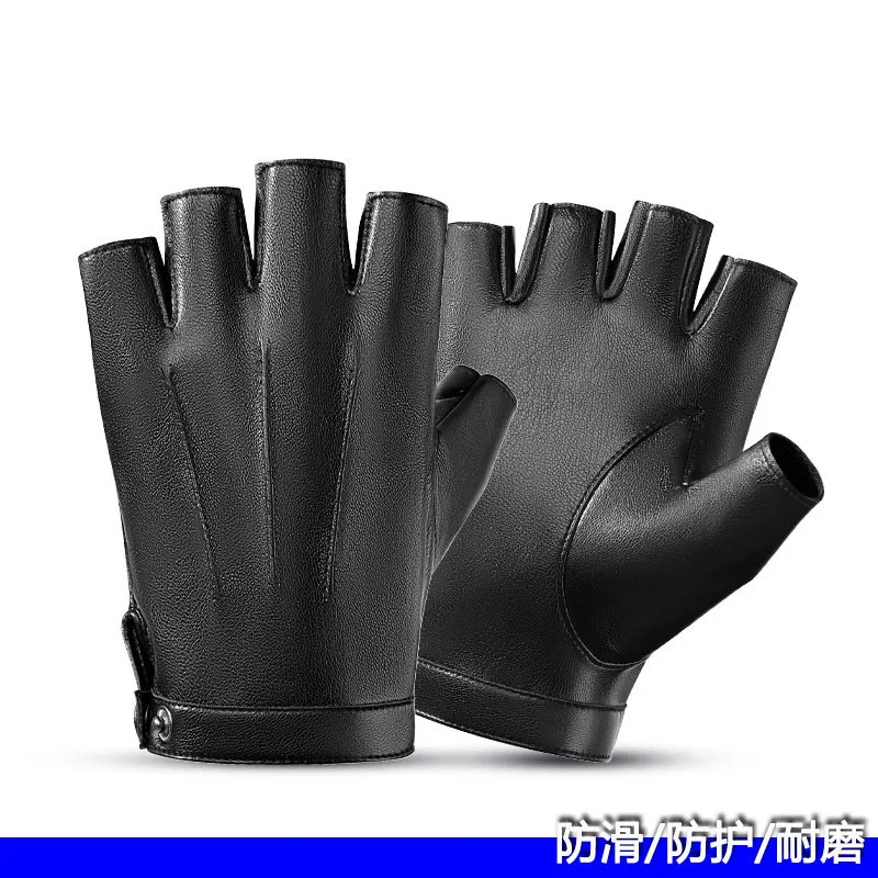 Black Outdoor Men's Tactical Gloves Half Finger Military Gloves Hard Knuckle Shooting Hunting Airsoft Motorcycle Cycling Gloves