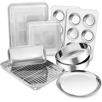 12-Piece Stainless Bakeware Set 1