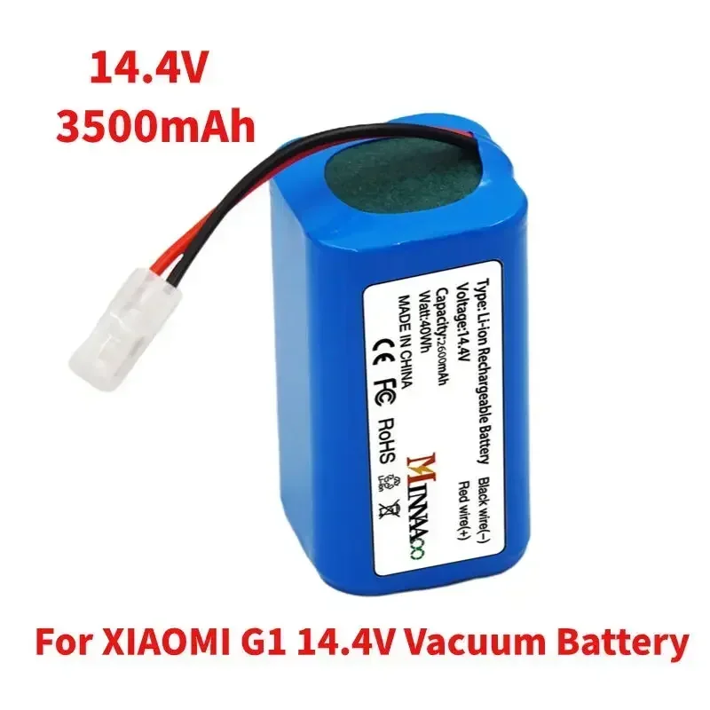 

Original 14.8V 3500mAh Li-ion Battery for Xiaomi G1 MI Robot Vacuum-Mop Essential MJSTG1 Robot Vacuum Cleaner 18650 Battery Pack