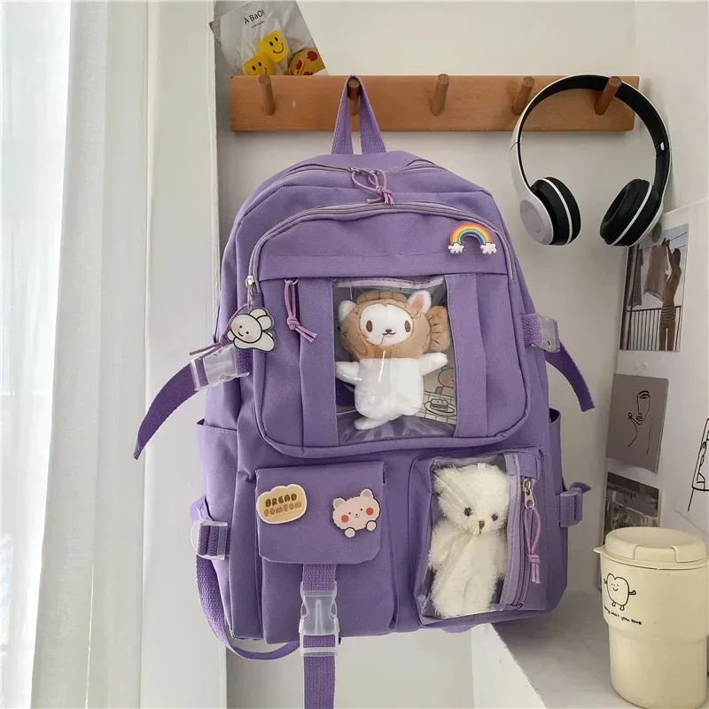 Cute Unique Girl's Backpack with Large Capacity for Students