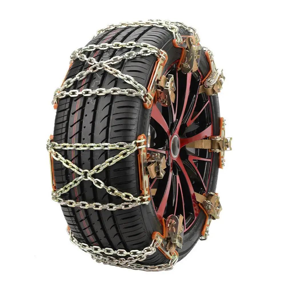 1pcs Car Tire Anti-skid Chain Chain Sedan Suv Universal Off-road Vehicle No Need For Jack During Winter Driving Anti G8x3