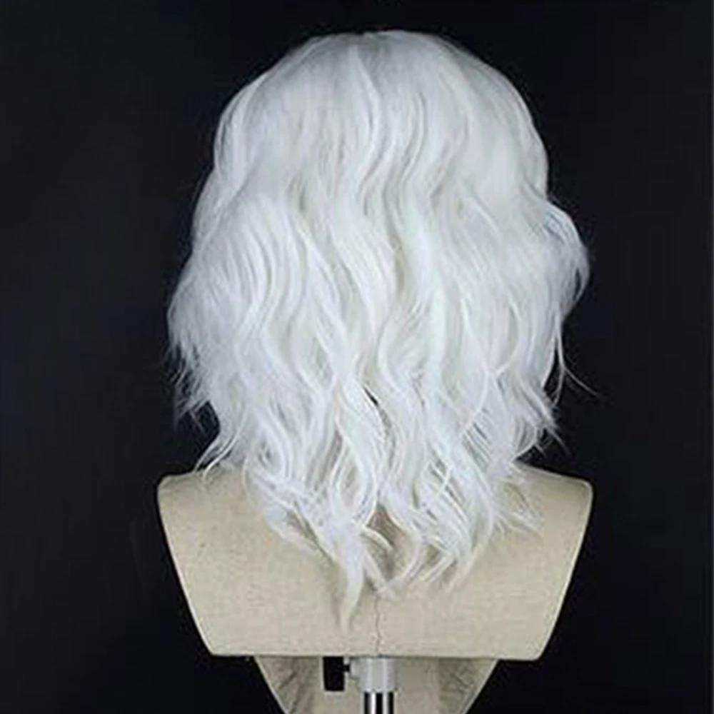 Synthetic Wig White Body Wave Soft Preplucked Lace Front For Women With Baby Hair Heat Resistant Fiber Hair Wigs Daliy Wear lace front wig synthetic hair wigs