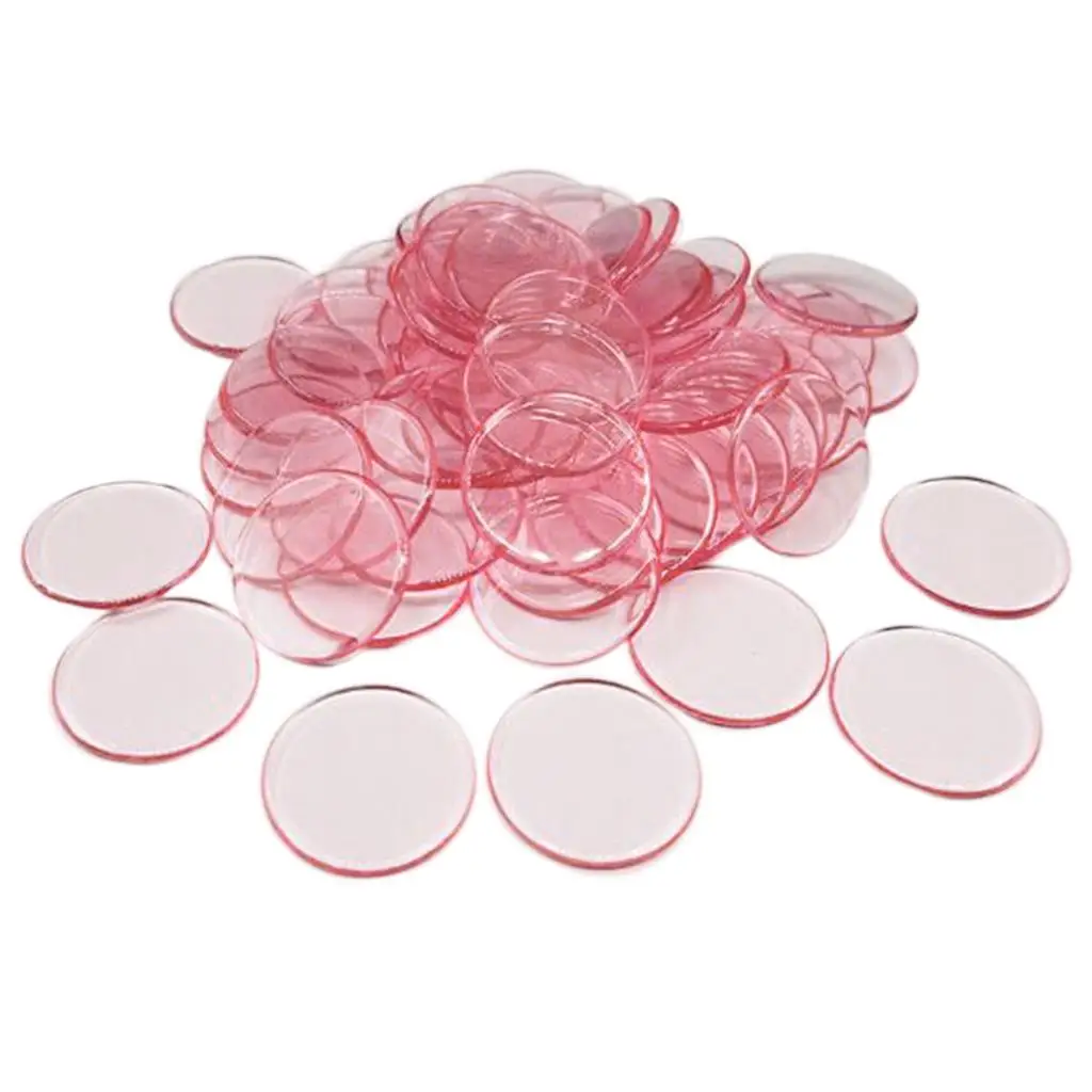 100pcs Poker Chips Coins Casino Supply Family Games Professional Token