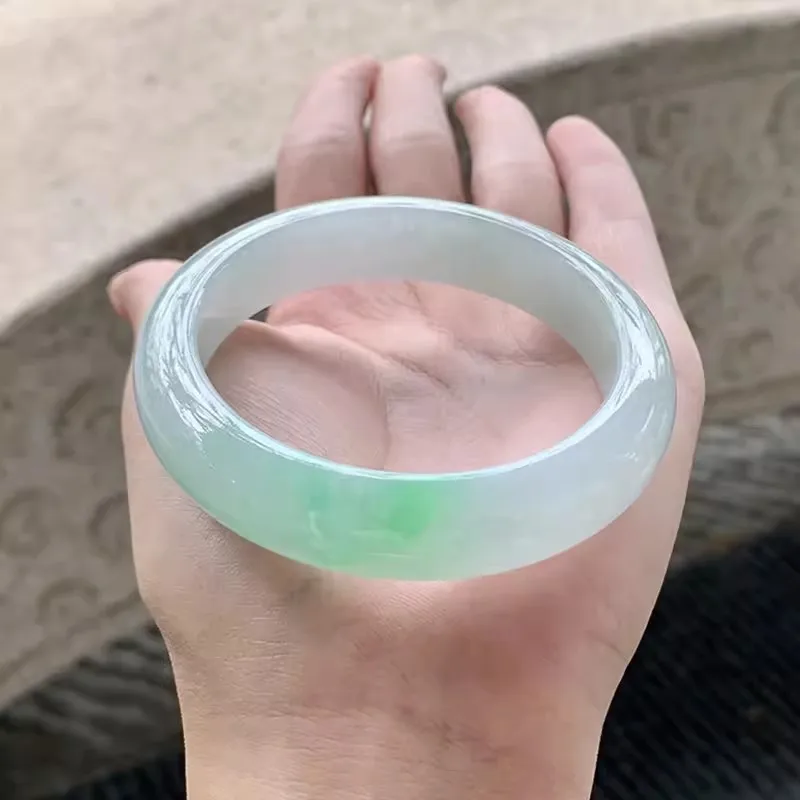 

zheru Jewelry Natural Burma Jade 54mm-62mm bracelet Exquisite Princess bracelet send girlfriend send mom