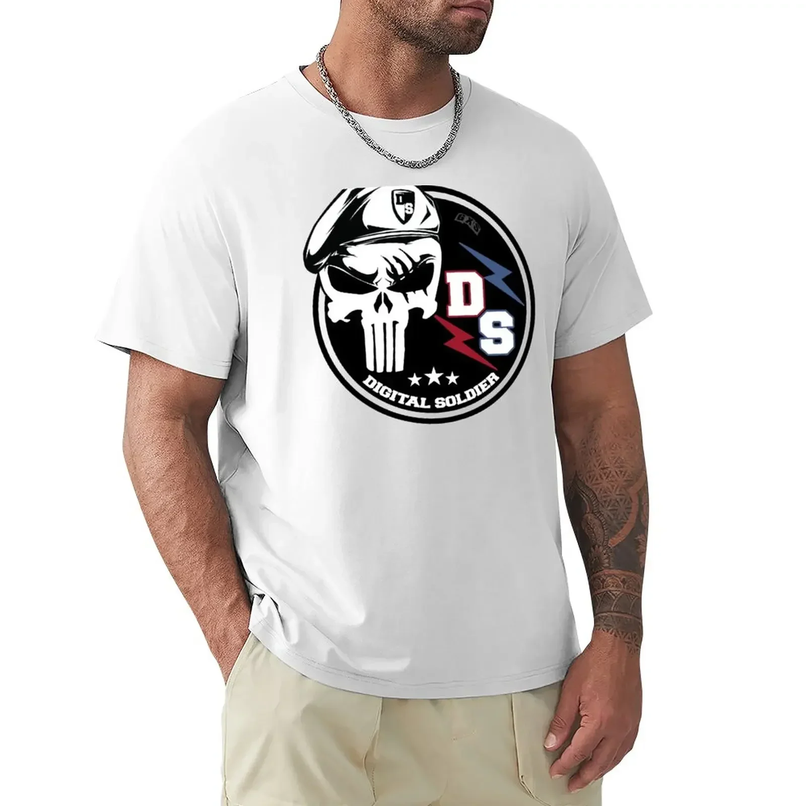 

GXS DIGITAL SOLDIER #3 customizeds tees Men's t-shirt anime clothes