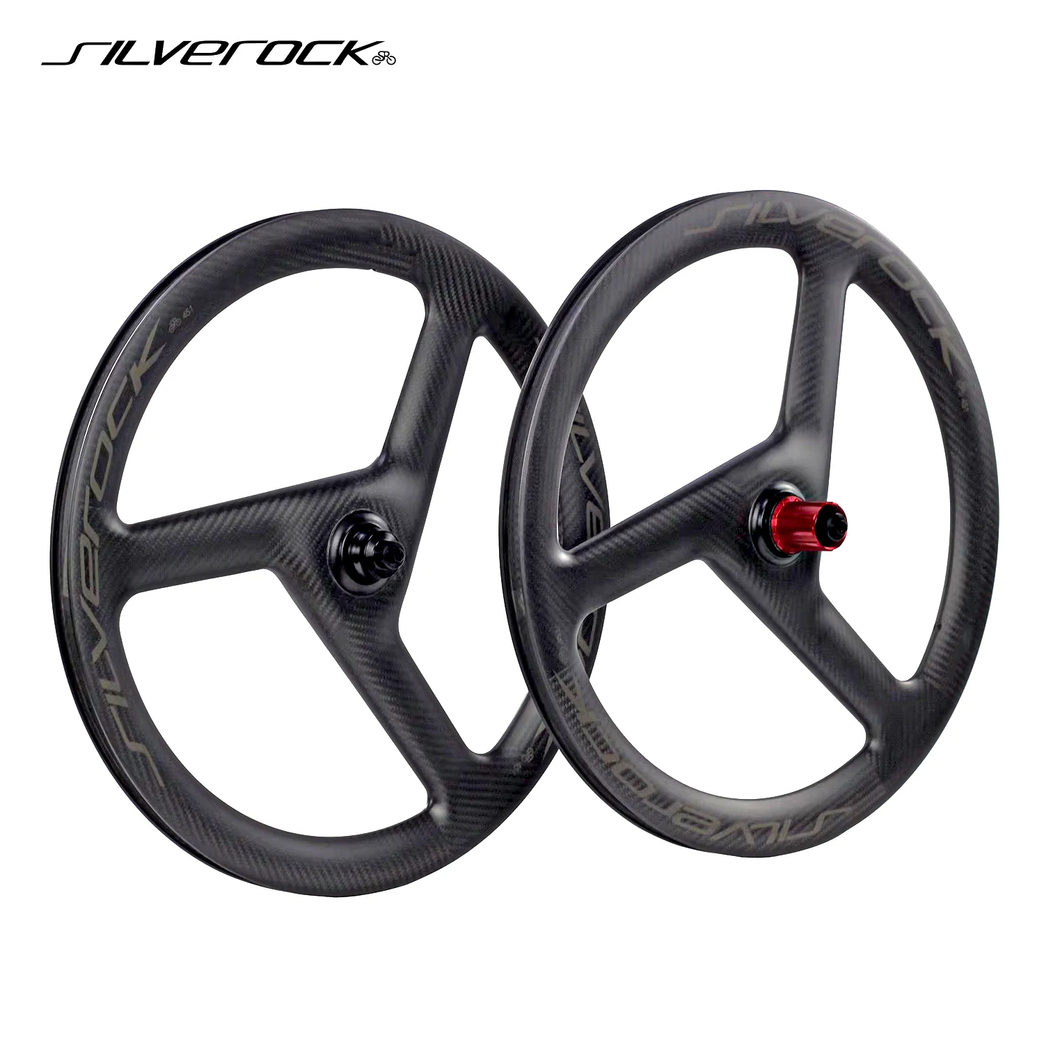 SILVEROCK Trispoke Carbon Disc Brake Wheels 20 inch 451
