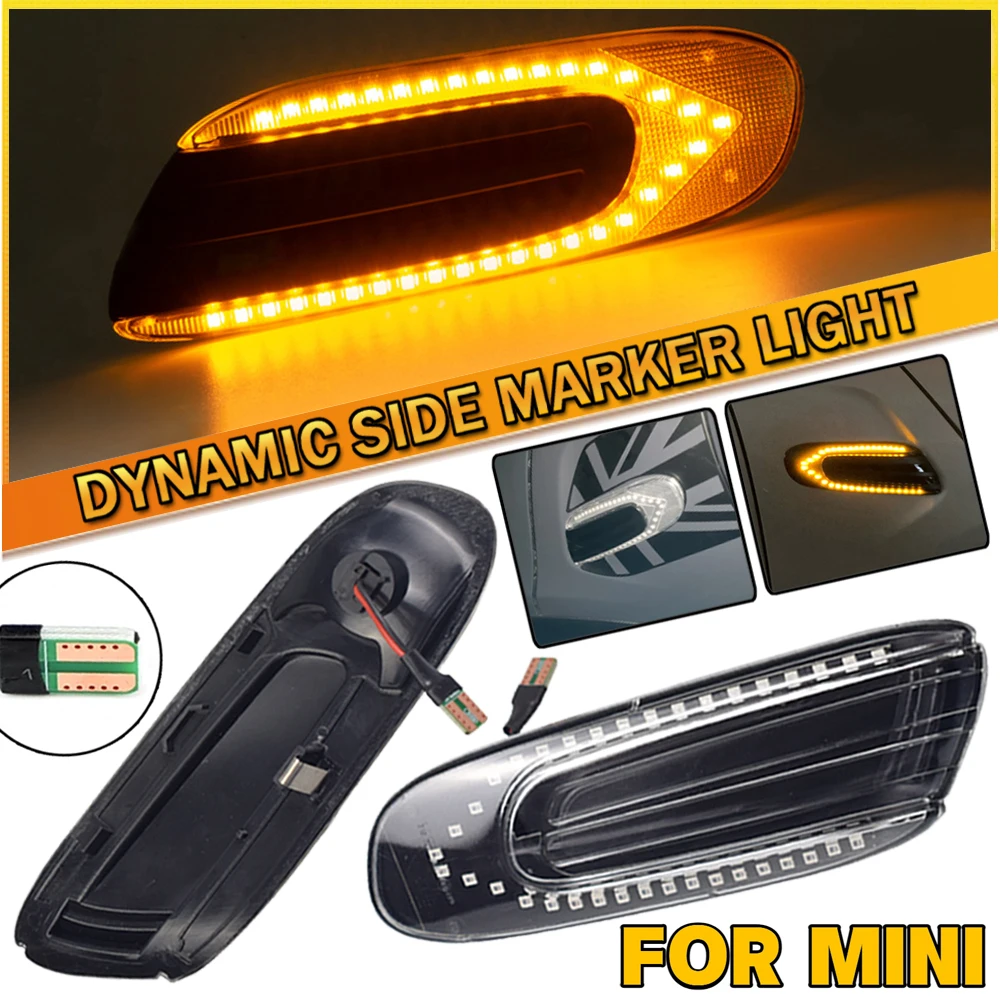 MINI R56サイドマーカー Amazon | ッドライトカバー 用ミニクーパー R56 R57 サイド