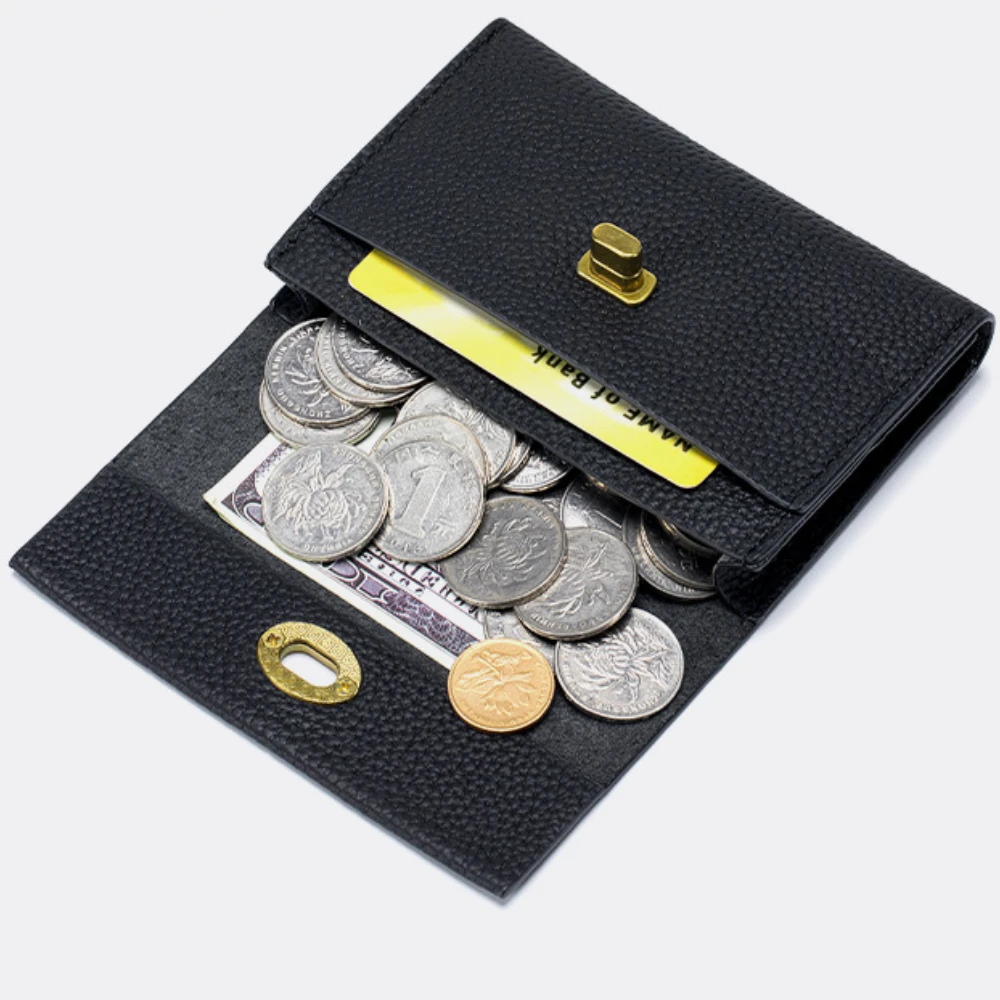 Genuine Leather Fashion Women's Card Bag Multifunctional Cowhide Coin purse