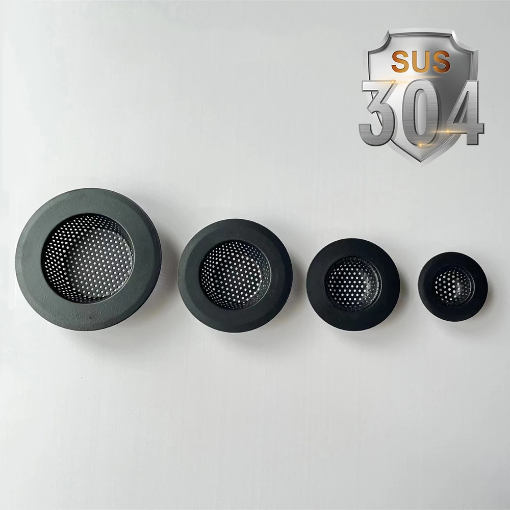 Sink Strainer For Kitchen Stainless Steel Sink Drain Stopper Mesh Drain Filter Kitchen Funnel Accessories