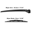 14" Windshield Wiper Rear Wiper Blade Washer Arm for Seat Altea Ibiza 6L 2012 2011 2010 2009 2008 2007 2006 2005 2004 3