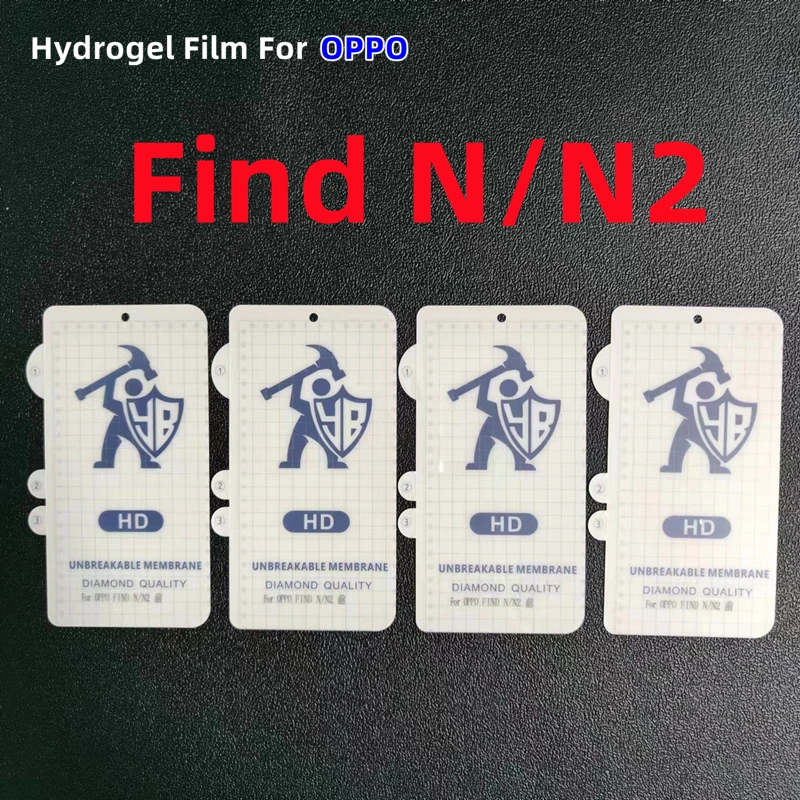 

4pcs For OPPO Find N2 Screen Protector Flexible Outer Film Clear Protective Hydrogel Film For OPPO Find N/N2