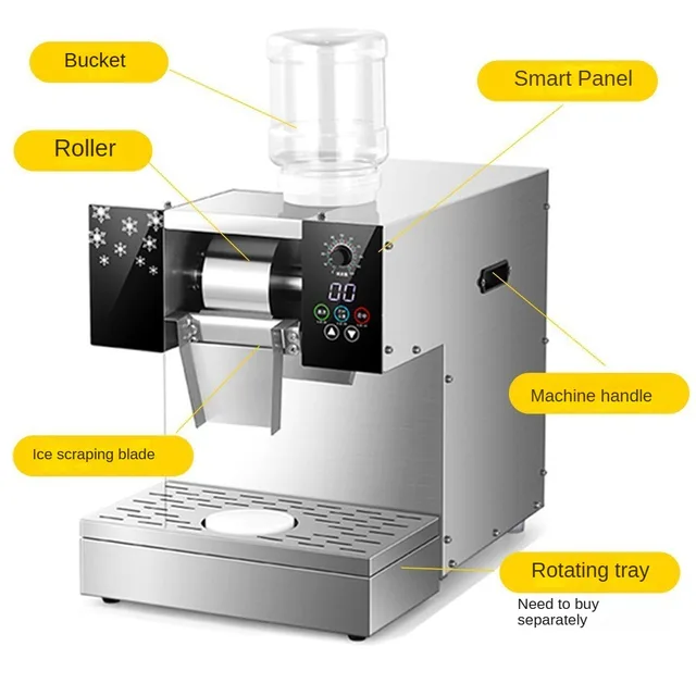 Attract More Customers with a Quick and Intuitive Electrical Ice Crusher for Shaved Ice and Snow Cones 4