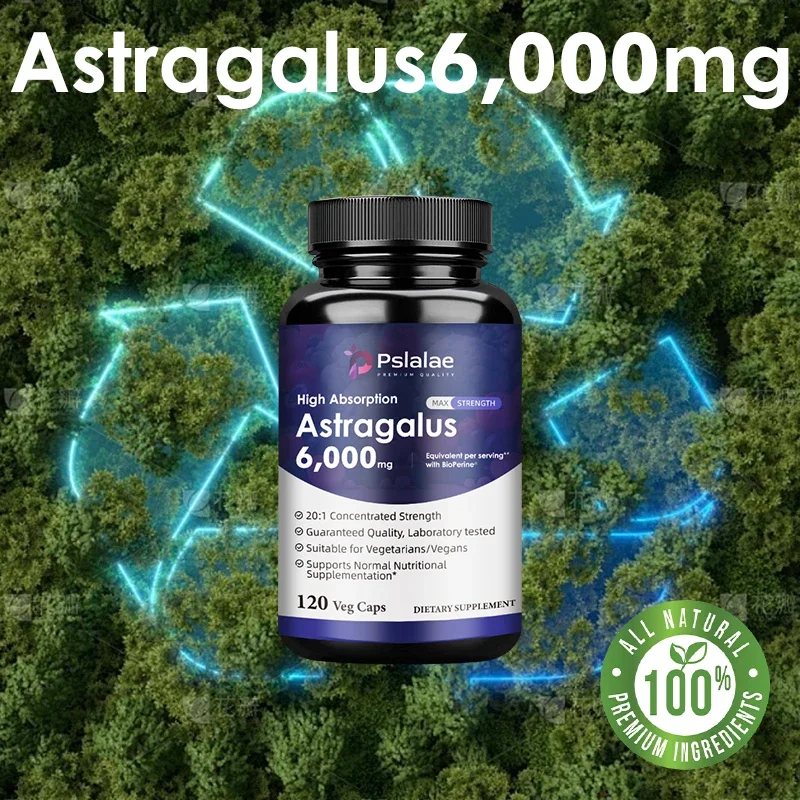 Astragalus 6000mg-Immune System Support, Promotes Heart and Liver Health, Non-GMO