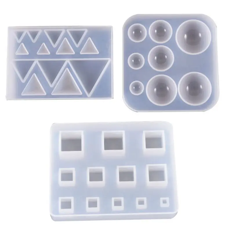 

for Triangle Silicone Mold DIY Earring Pendant Resin Epoxy Casting Mold