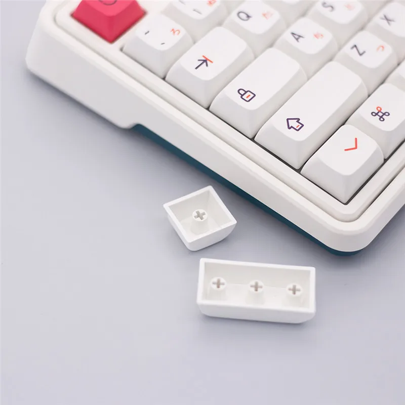 Teclas Pbt Personalizadas para Teclado Mecânico Extra-grosso 126 Teclas Perfil Xda Japonês Inglês Russo Bonito - Imagem 6