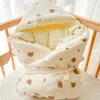 lMBABY Muslin Baby Quilt Swaddle Blanket New Born Bedding Sleeping Bag for Newborn Wrap Soft Bath Towel Babies Accessories 1