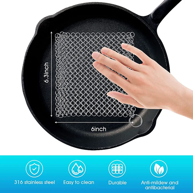 Nettoyeur de cuisine en fonte, 316, casseroles en acier inoxydable, fournitures de lavage, nettoyeur de micro-ondes, outils de livres, articles ménagers