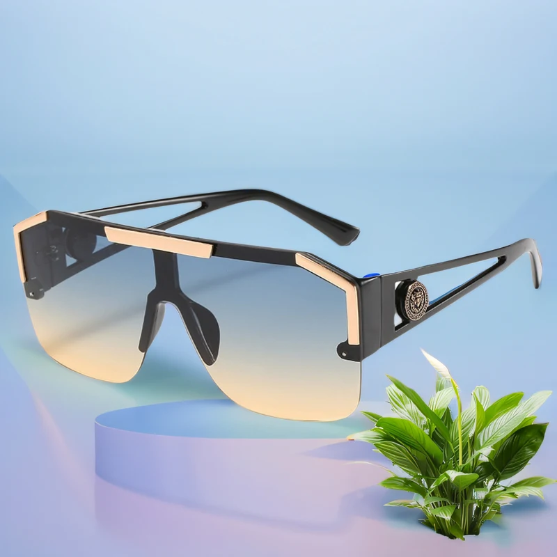 Lion Head Big Frame Sunglasses for Female
