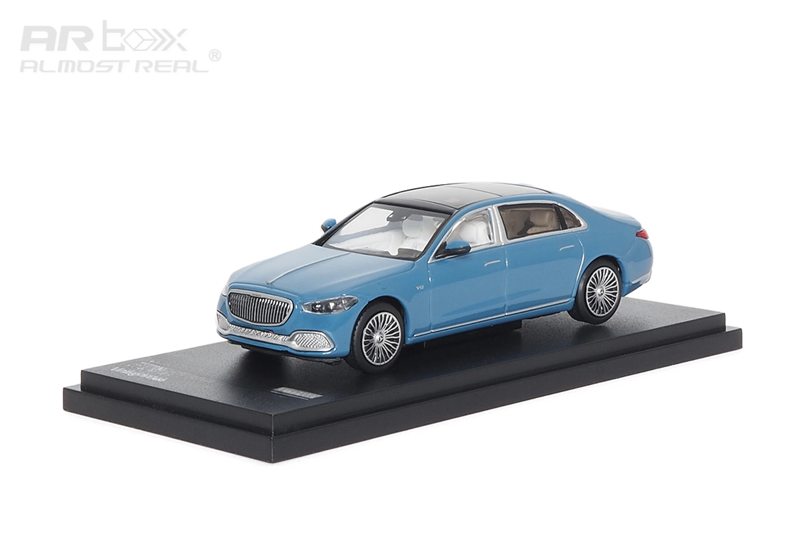 

AR BOX 1:64 MB S Class Z223 Vintage Blue limited600 Model Car