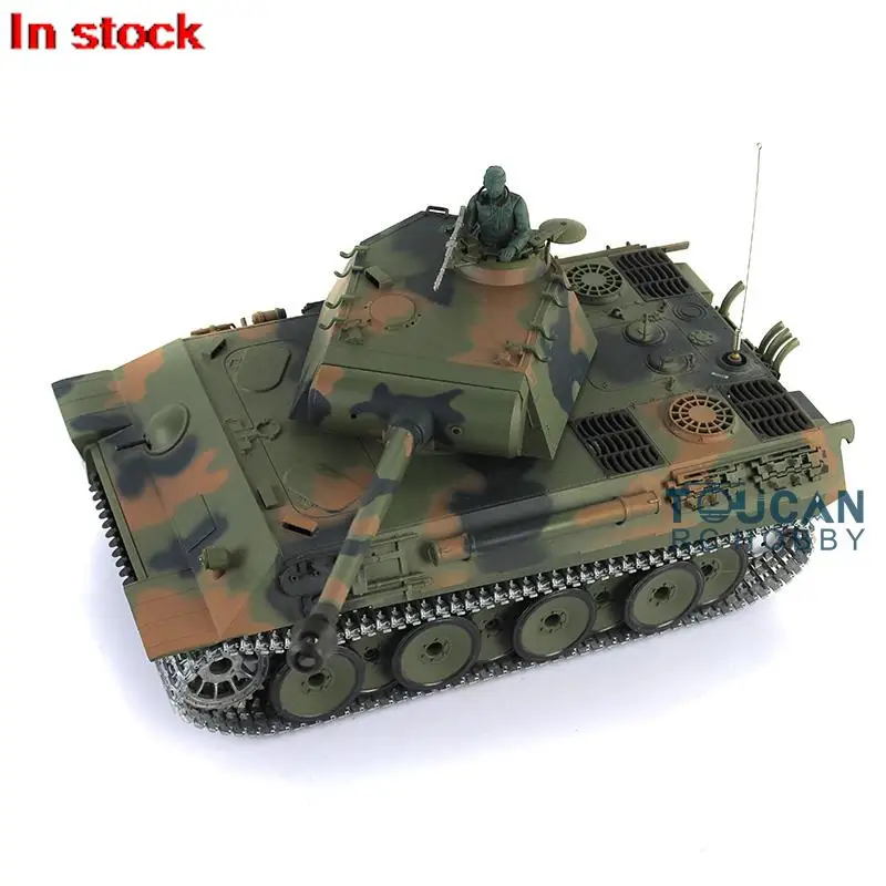 Heng Long 1/16 Scale 7.0 Upgraded Metal Version German Panther V RTR RC Tank 3819 Army BB Shoot Unit Speaker Toys Model TH17288 5