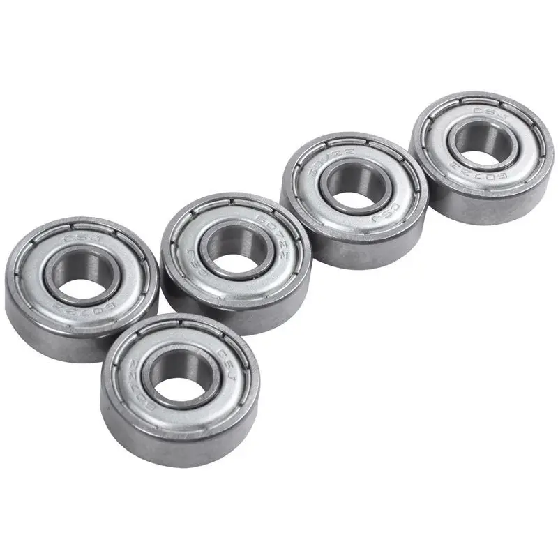 607Z 7 x 19 x 6mm Double Shielded Deep Groove Ball Bearings 5 Pcs