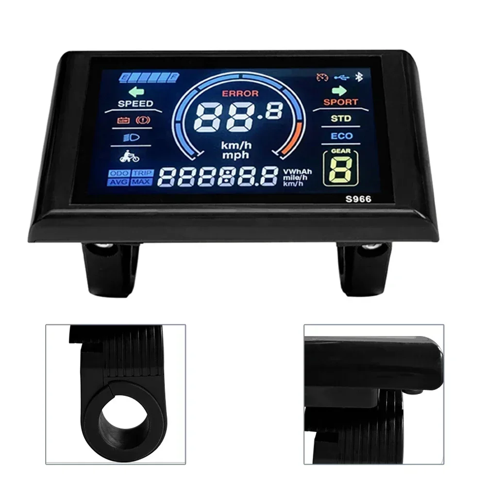 Electric Display, ElectricBike Power Display Meter, Electric LED Display Control Panel 36V 48V S810 LED Display Meter For ElectricBike