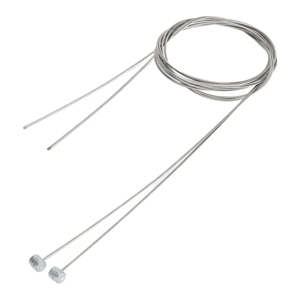 10PCS 스테인레스 스틸 자전거 브레이크 케이블 1.5mm 직경 1.8m 길이 자전거 브레이크 라인 유연한 고성능 자전거 브레이크 와이어