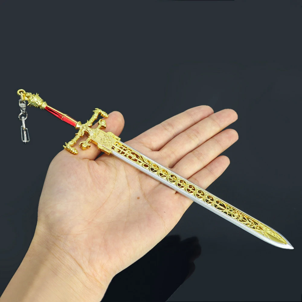 22cm Sword of Night and Flame Japanese Anime Weapon Game Samurai Swords Katana Model Accessories Keychain Ornaments Gifts Toys cosplay sword cosplay prop cosplay toy